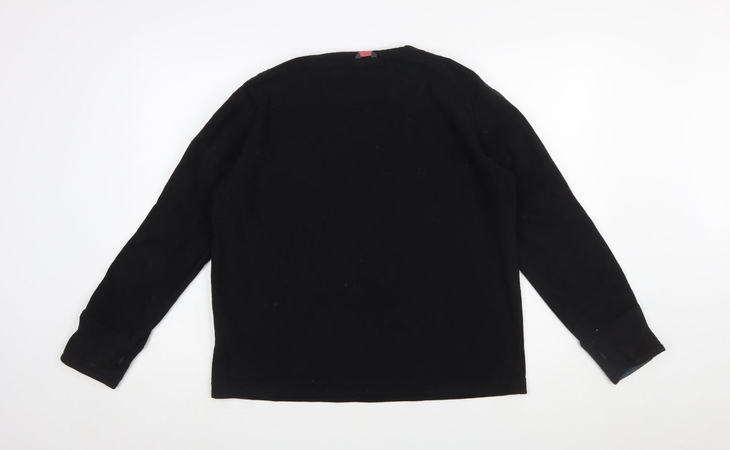 Rockport XCS Men's Black Fleece Pullover Sweatshirt M Regular Fit