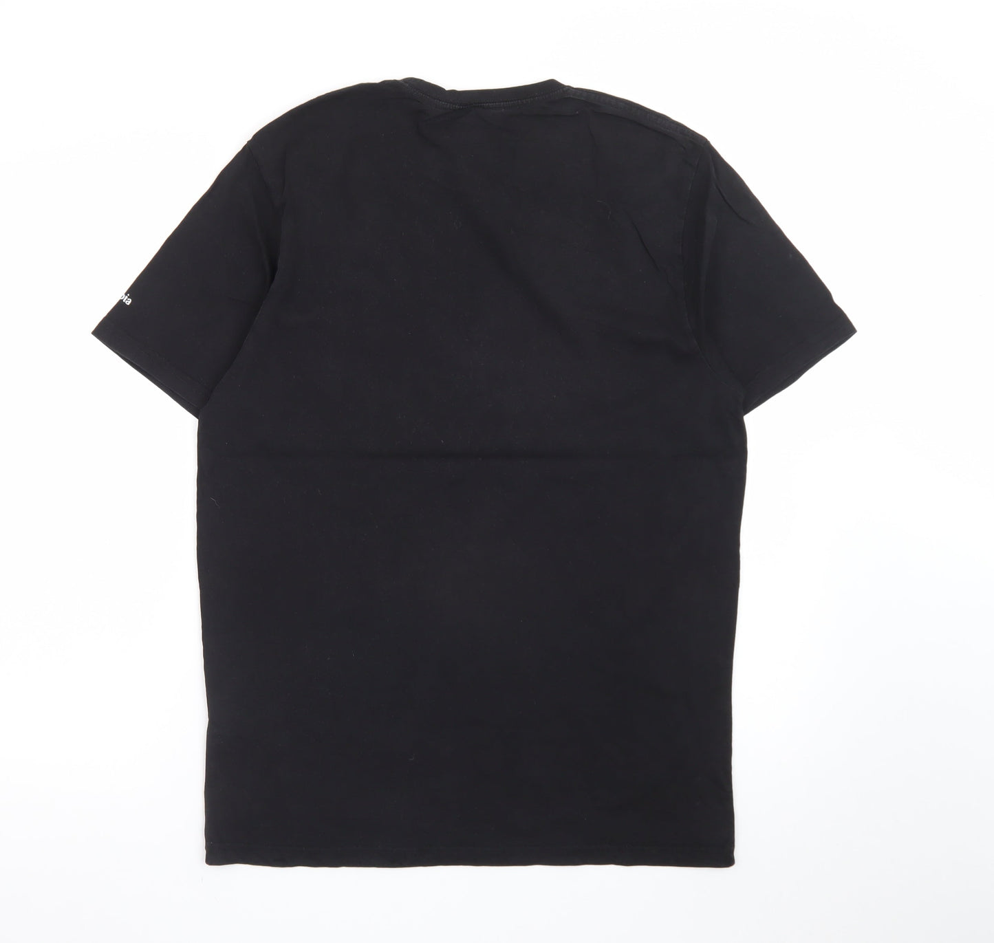 Columbia Men Black Mountain Graphic Cotton Crew Neck T-Shirt M