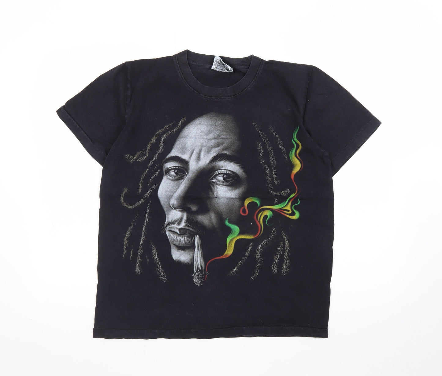 The Roxx Men's Black Medium Vintage Music Graphic T-Shirt