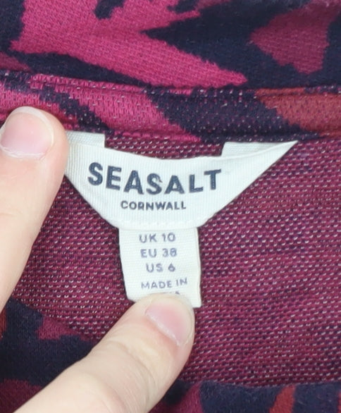 Seasalt Cornwall Women's Multicoloured Size 10 Cotton Long Sleeve Top