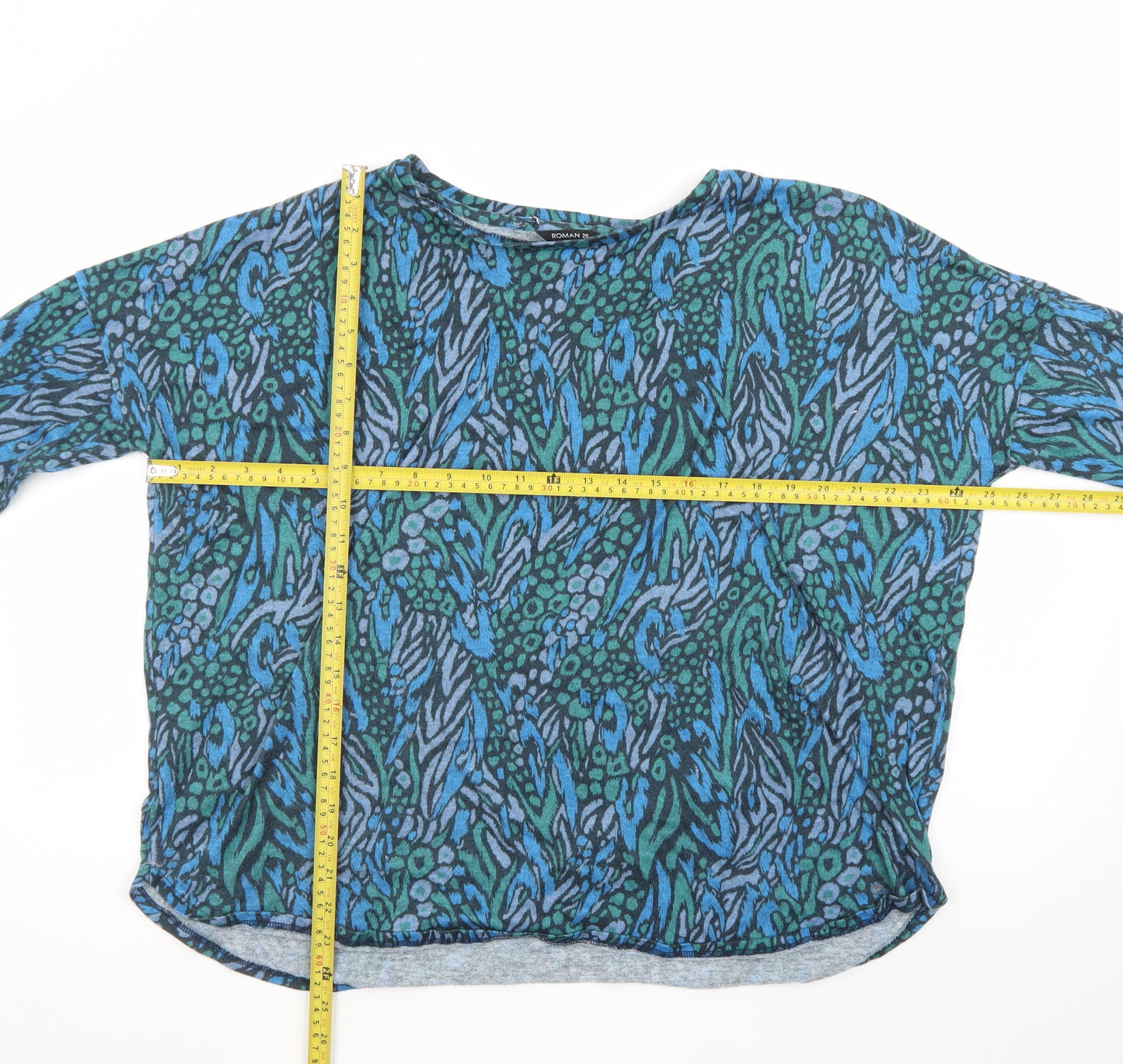 Roman Women’s Multicoloured Size 20 Crew Neck Pullover Jumper