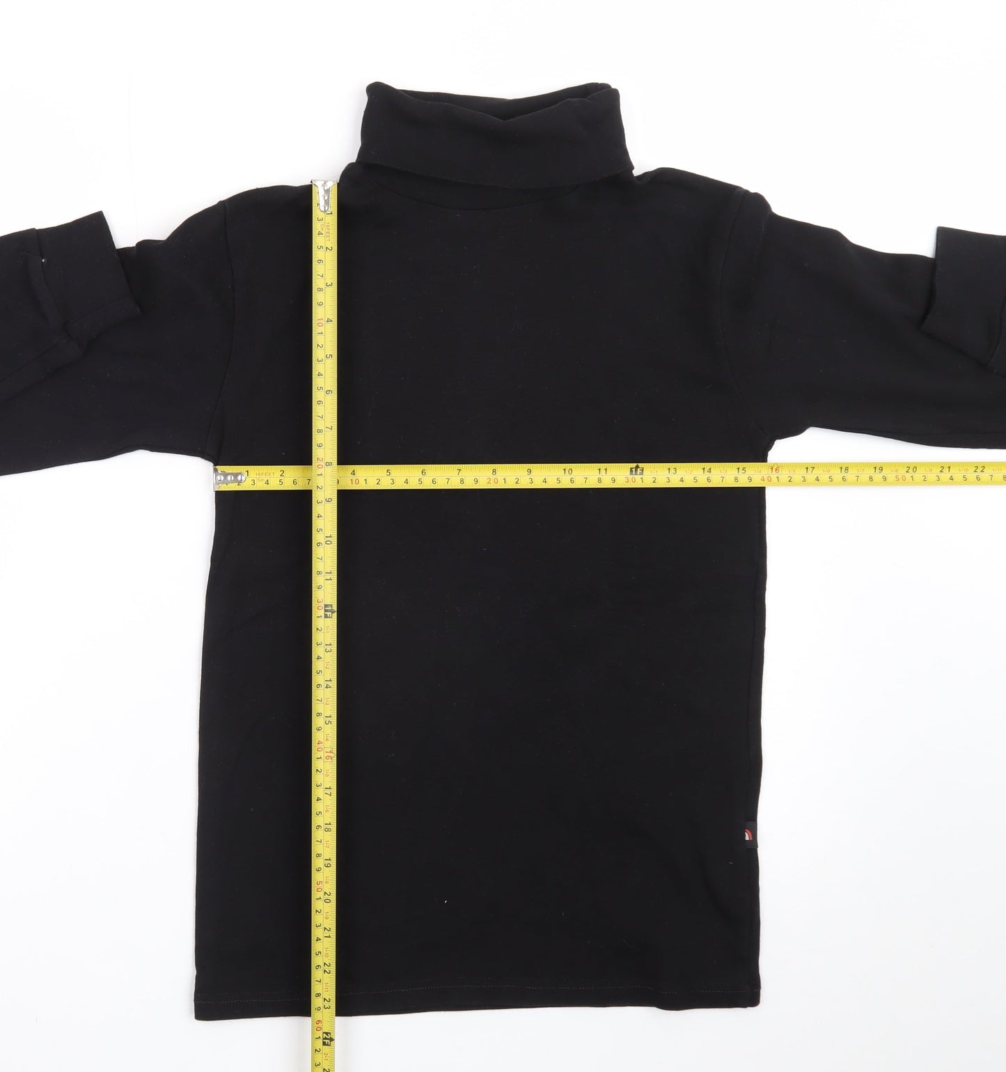 Bahob Women's Black Roll Neck Long Sleeve Basic Top Size S