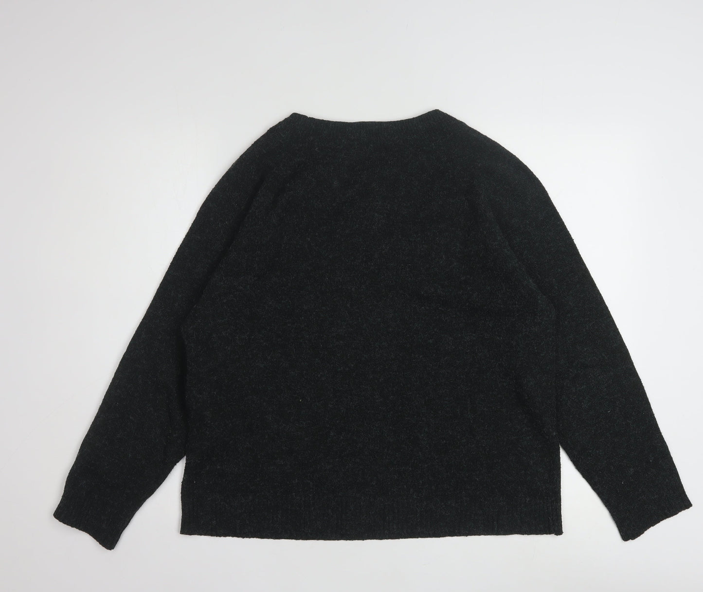Vero Moda Women’s Black Knit Crew Neck Pullover Jumper Size L