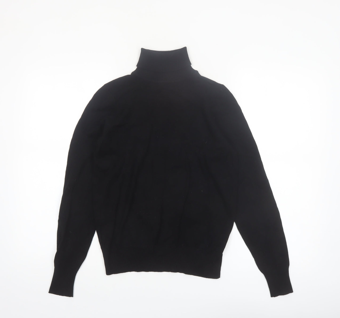 JD Williams Women’s Black Roll Neck Long Sleeve Knit Jumper Size 8/10