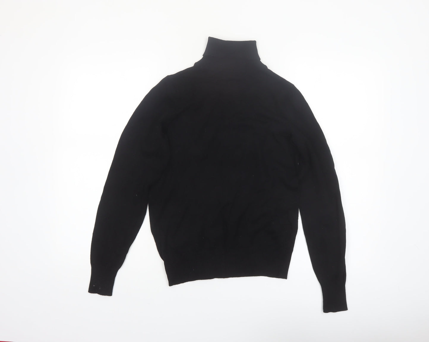 JD Williams Women’s Black Roll Neck Long Sleeve Knit Jumper Size 8/10
