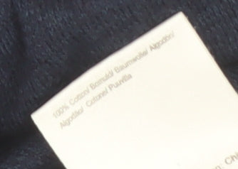 Noa Noa Women's Blue Cotton Short Sleeve Knit Jumper M