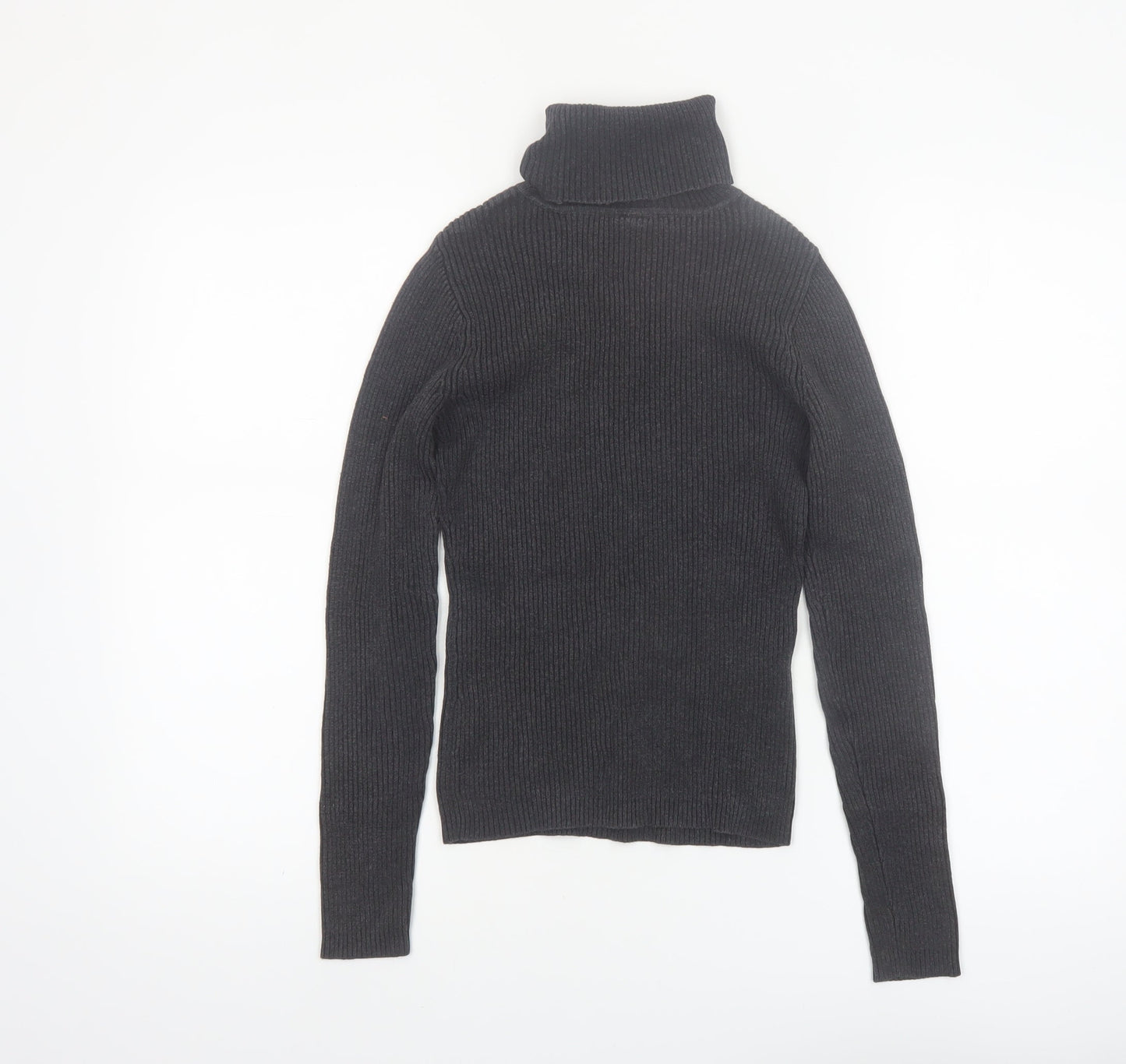 GAP Women’s Black Roll Neck Cotton Jumper XS