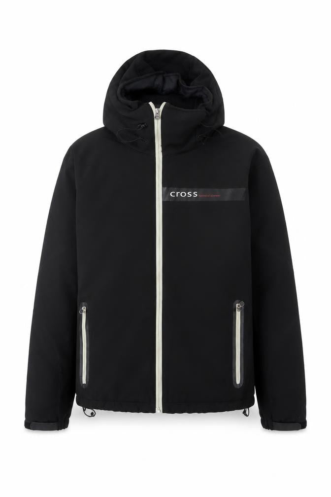 Cross Men's Black XL Soft Shell Hooded Jacket