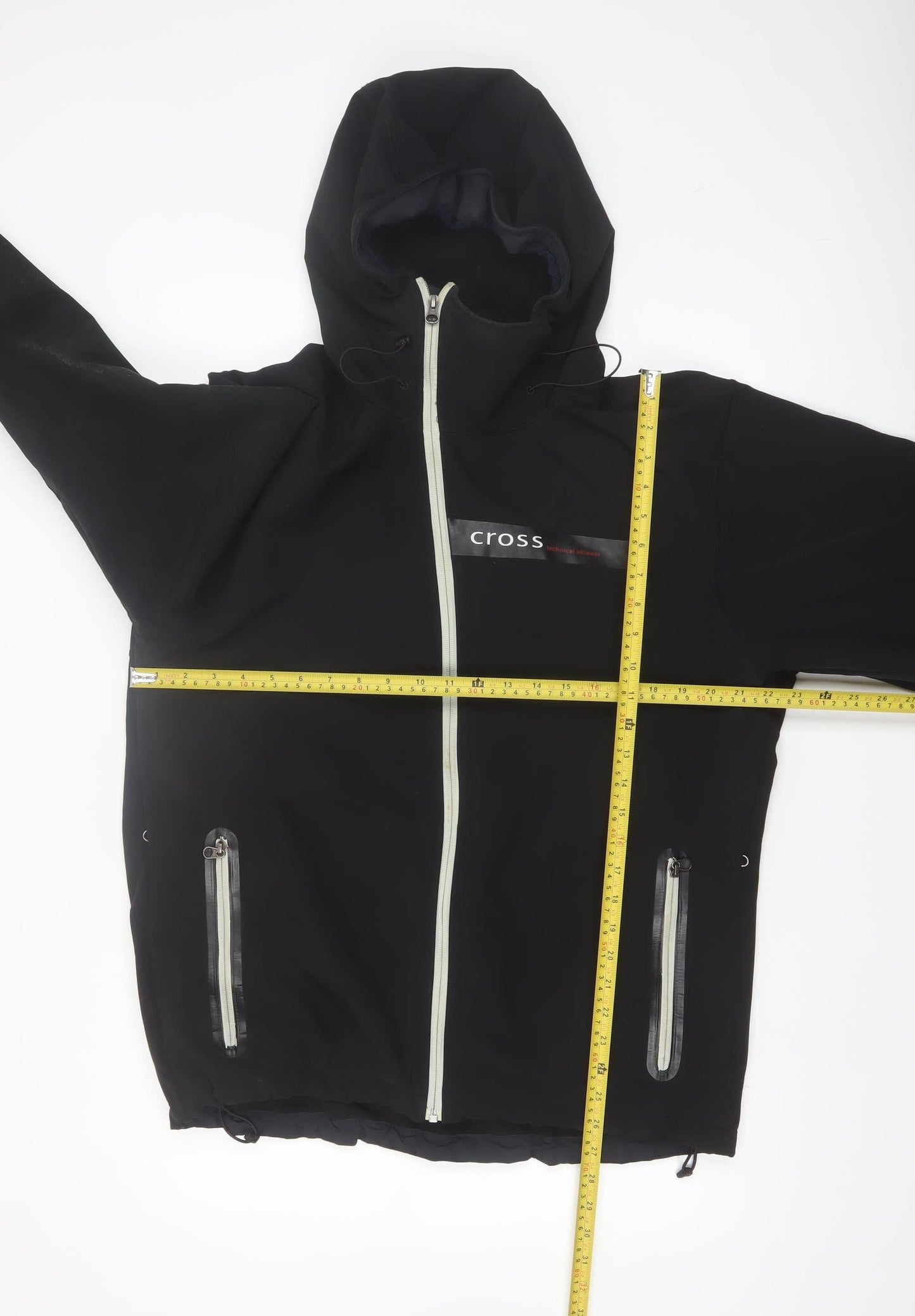 Cross Men's Black XL Soft Shell Hooded Jacket