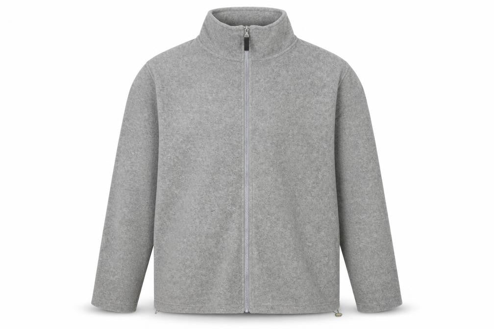 Ice Age Men's Grey Full Zip Fleece Sweatshirt Size L