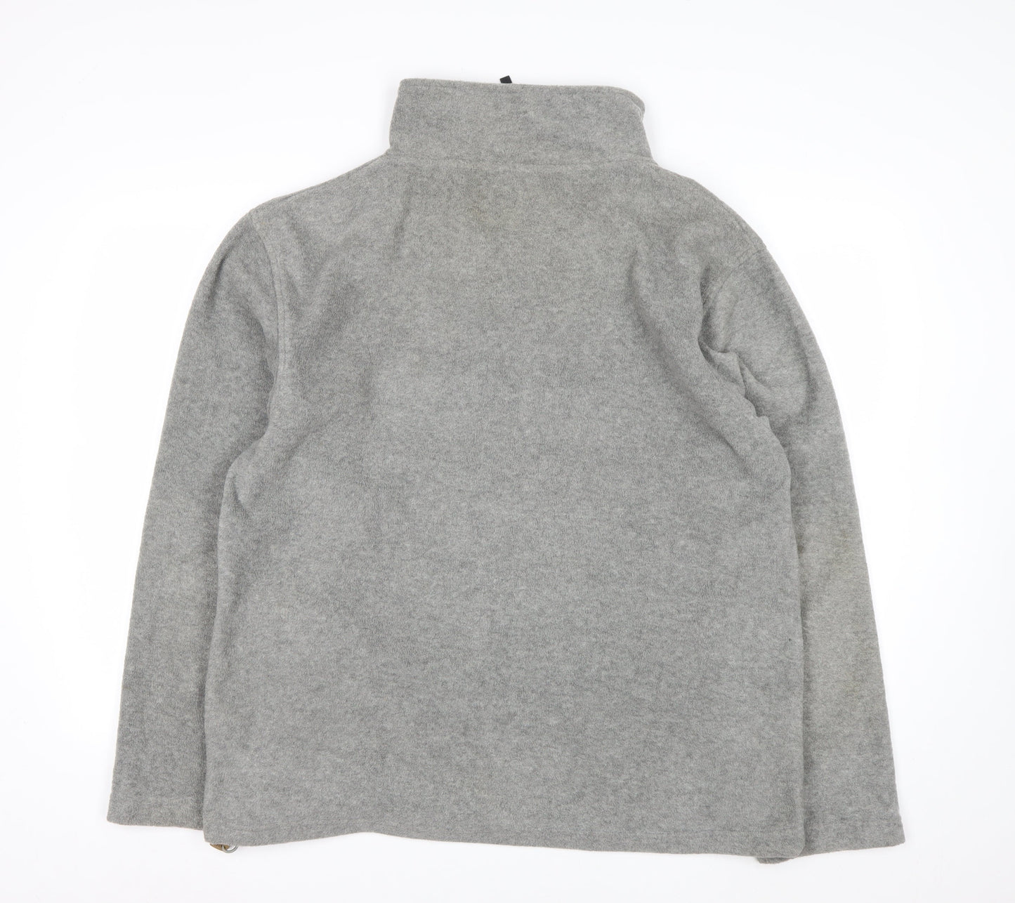 Ice Age Men's Grey Full Zip Fleece Sweatshirt Size L