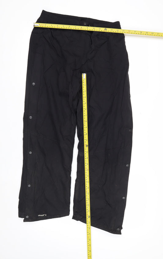 Mountain Warehouse Women's Black Waterproof Rain Trousers UK 10