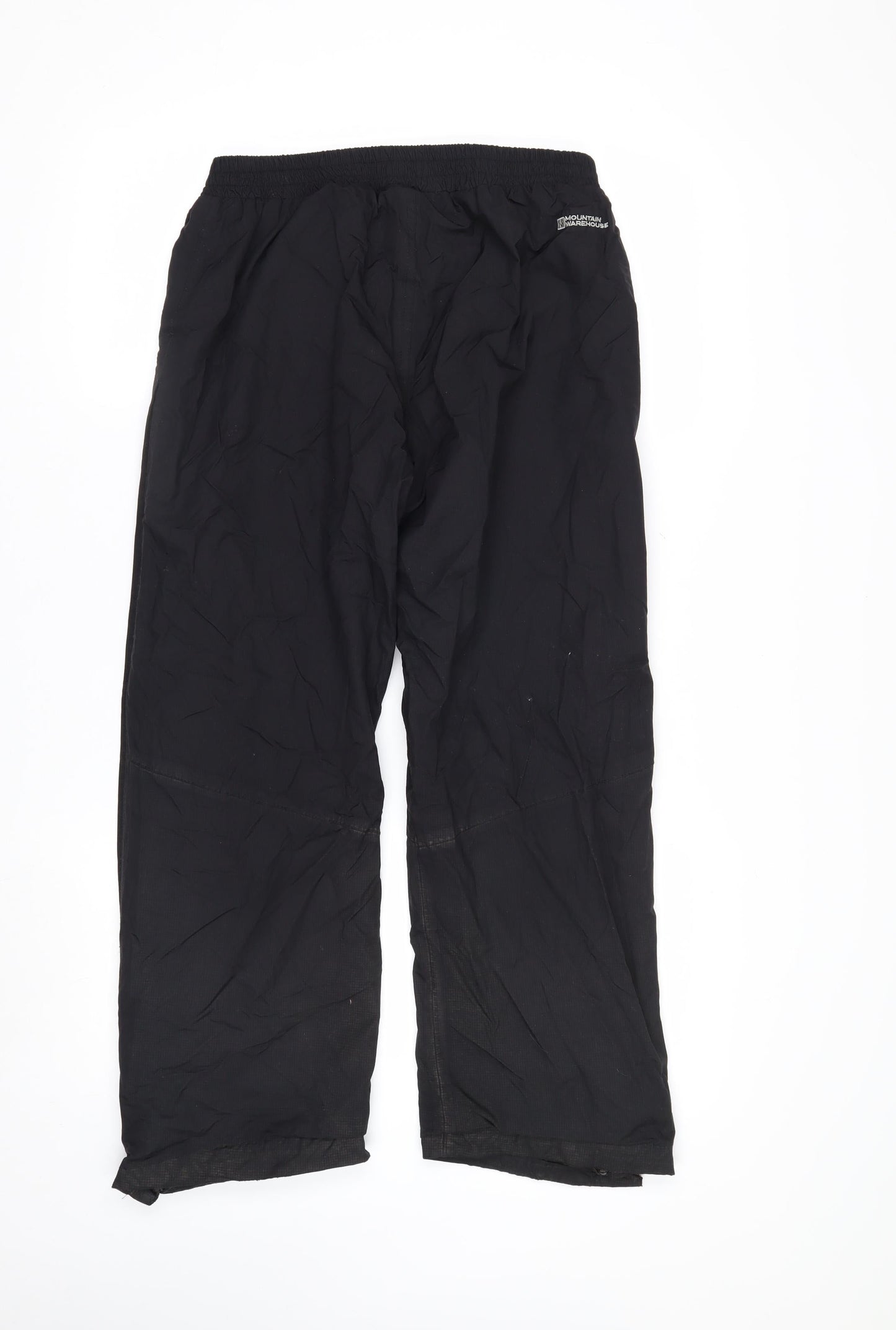 Mountain Warehouse Women's Black Waterproof Rain Trousers UK 10