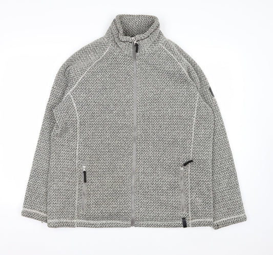 Craghoppers Women’s Grey Full Zip Fleece Sweatshirt UK 16