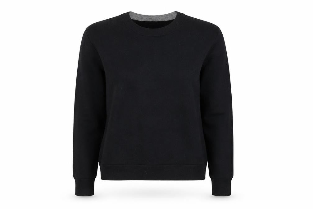J.Crew Women's Black Wool Crew Neck Pullover Jumper XS