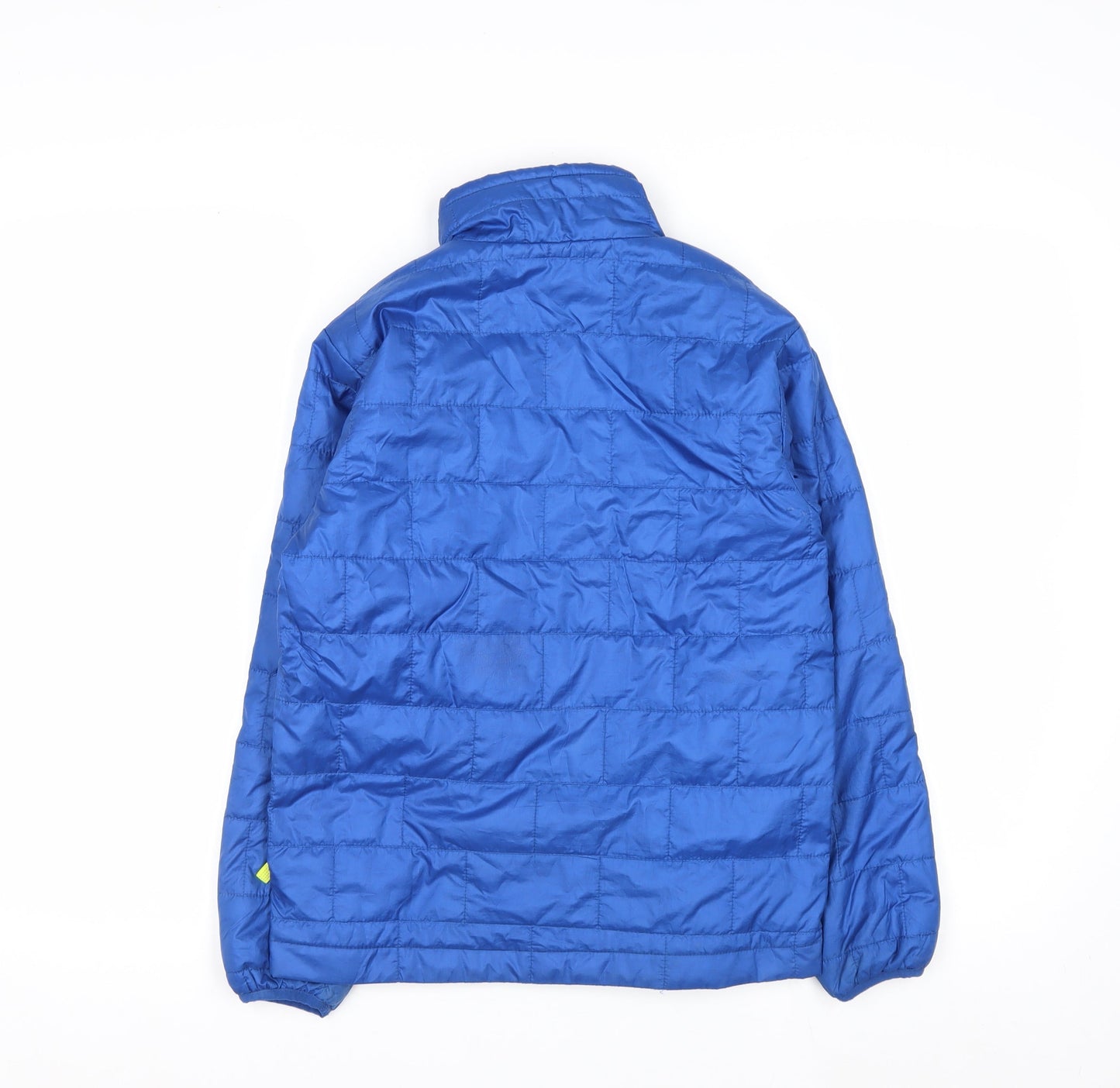 Patagonia Boys Blue 10 Years Puffer Jacket Full Zip Insulated Winter Coat