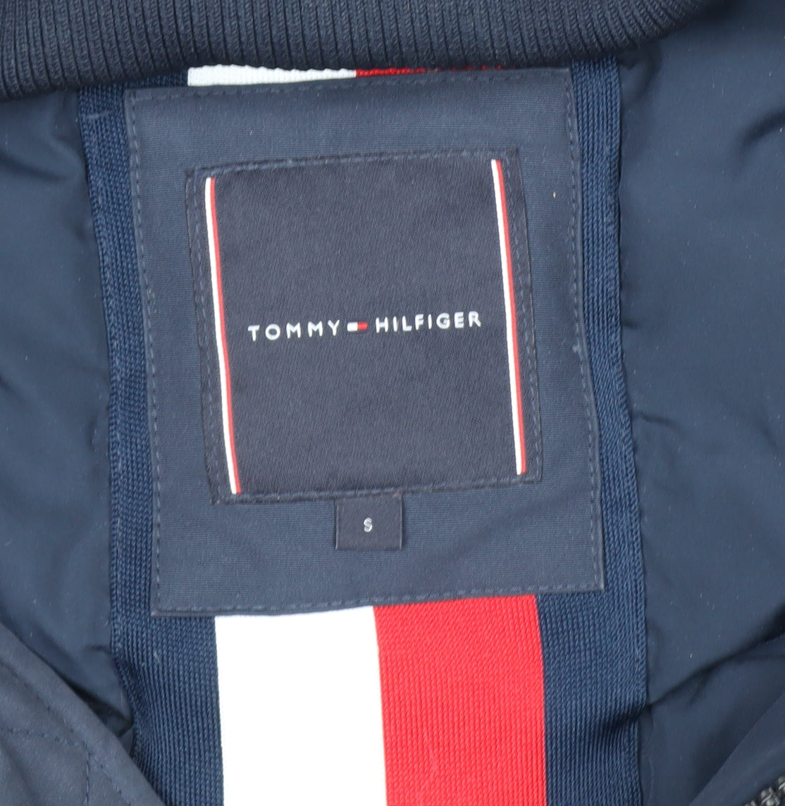 Tommy Hilfiger Men's Blue Hooded Parka Coat Size S