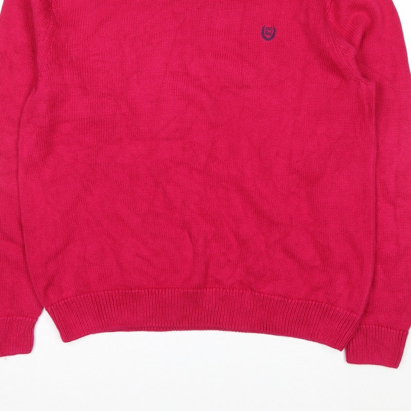 Additional view of Chaps men’s red xl crew neck knit jumper