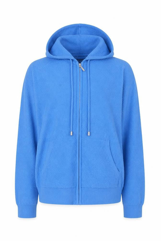 Marks and Spencer Women Bright Blue Full Zip Hoodie Size Small