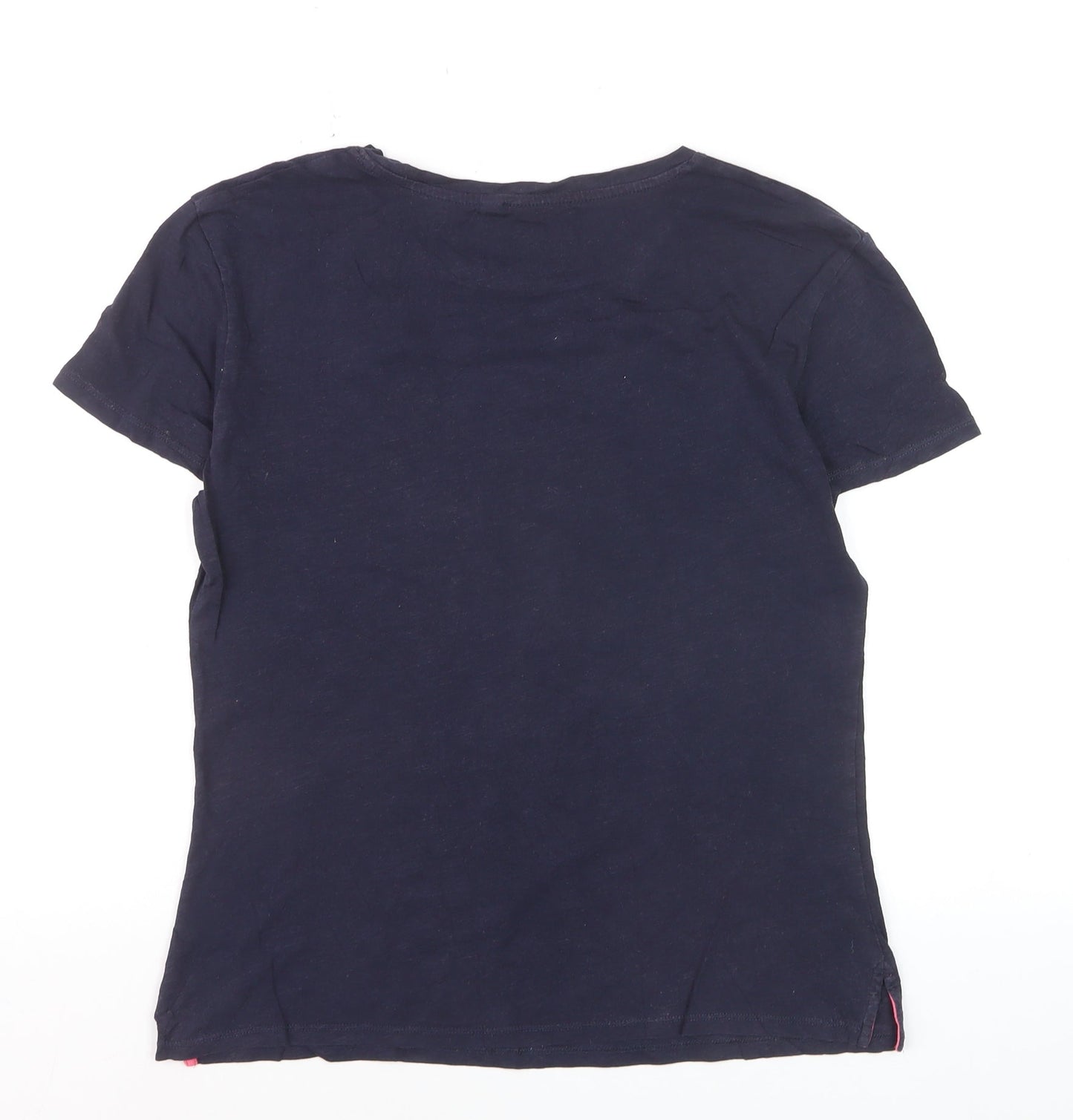 Boden Women’s Blue Cotton Short Sleeve Basic T-Shirt Size S