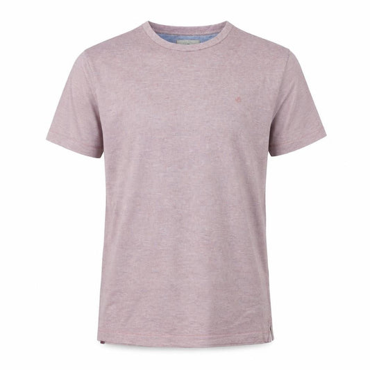 White Stuff Men's Pink Striped Cotton Polo Shirt Size M