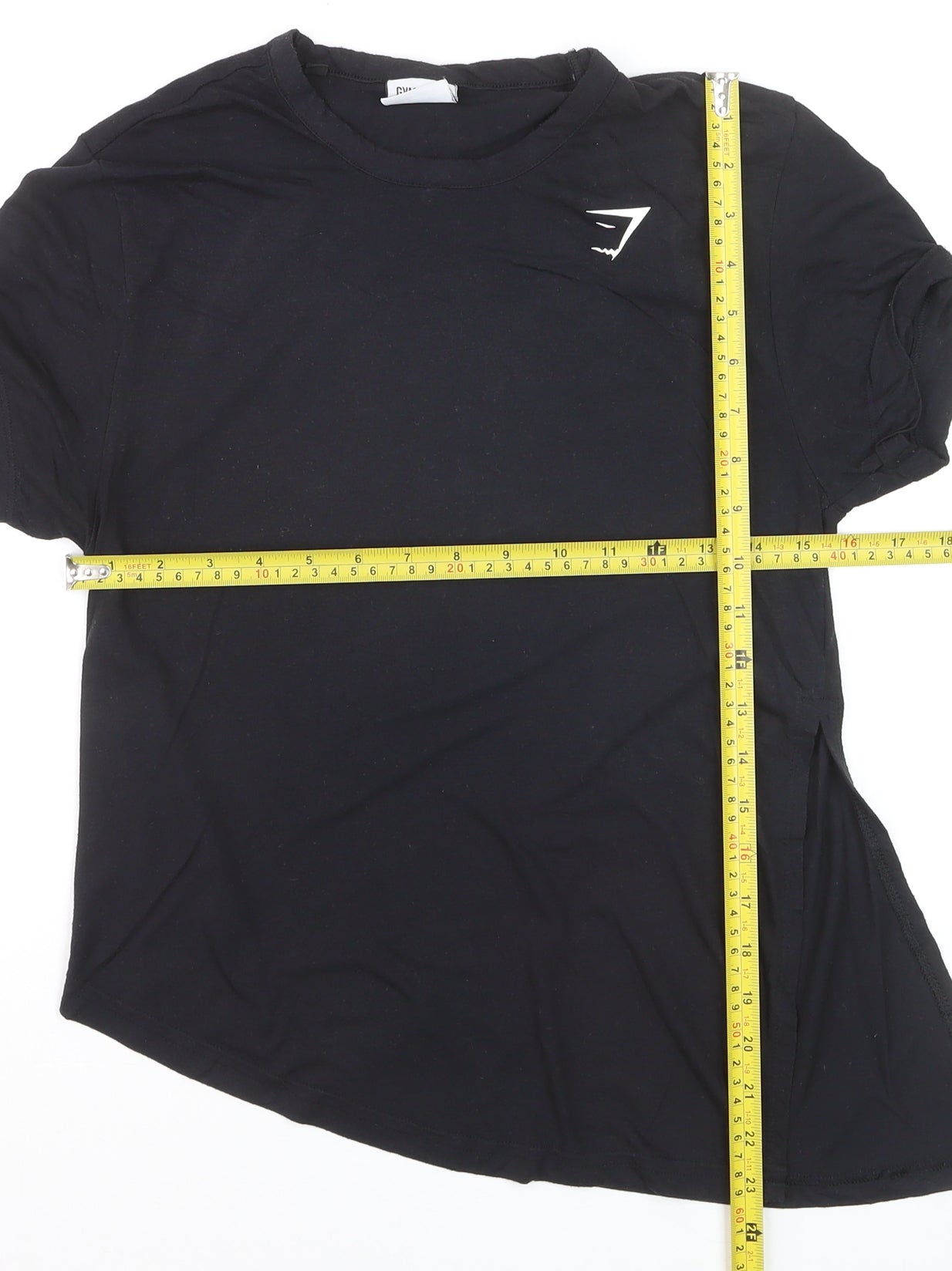 Gymshark Women's Black Short Sleeve Crew Neck T-Shirt Size S