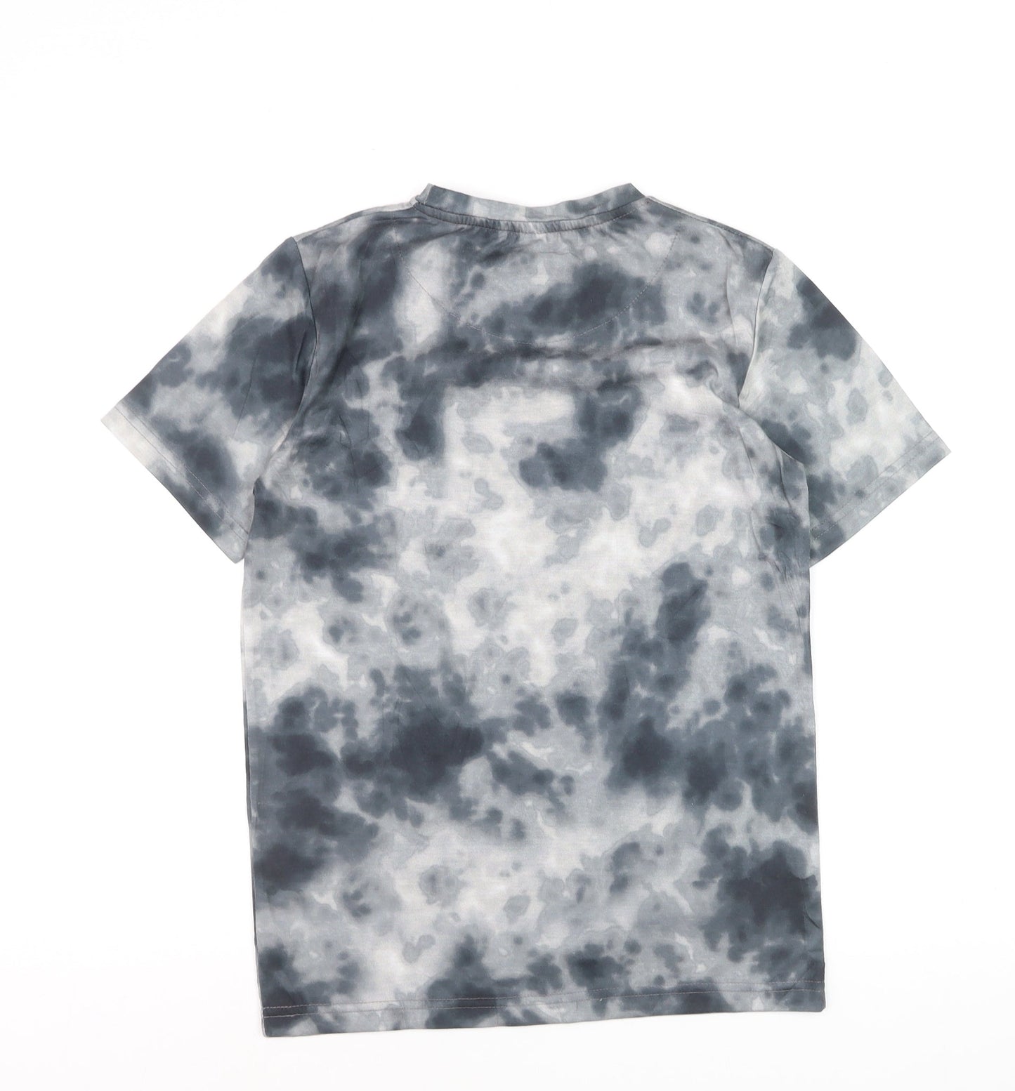 DFND Boys Grey Camo Tie-Dye Crew Neck T-Shirt 13-14 Years