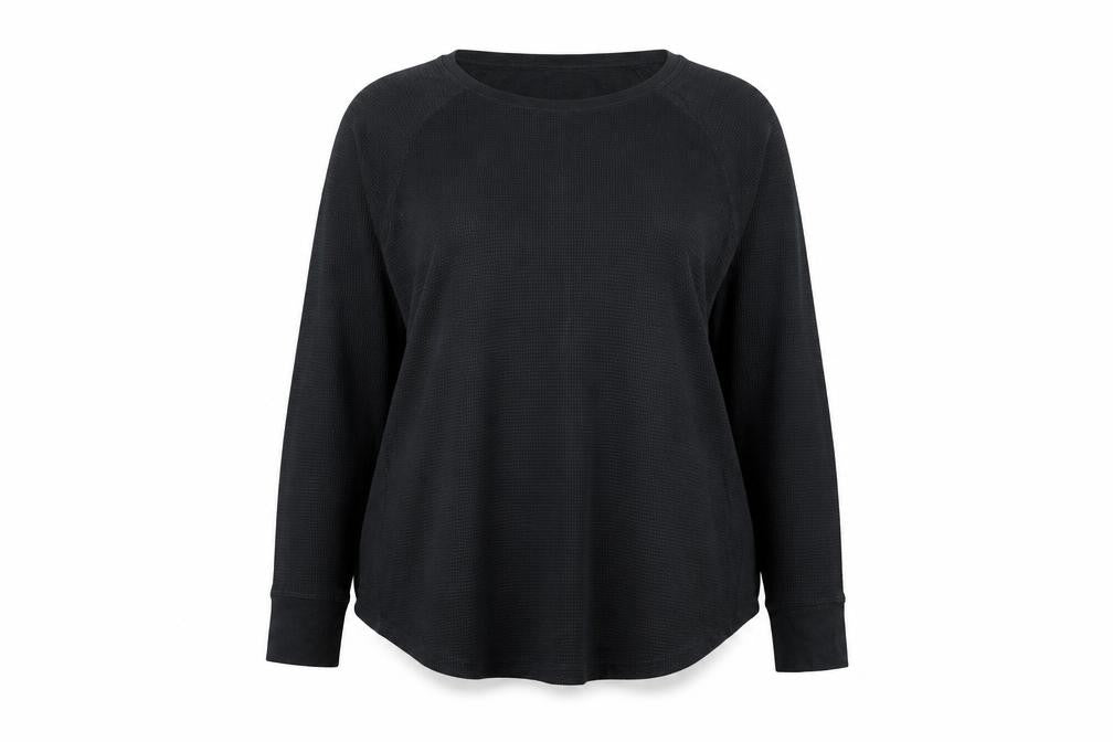 Mossimo Supply Co. Womens Black XL Long Sleeve Basic T-Shirt
