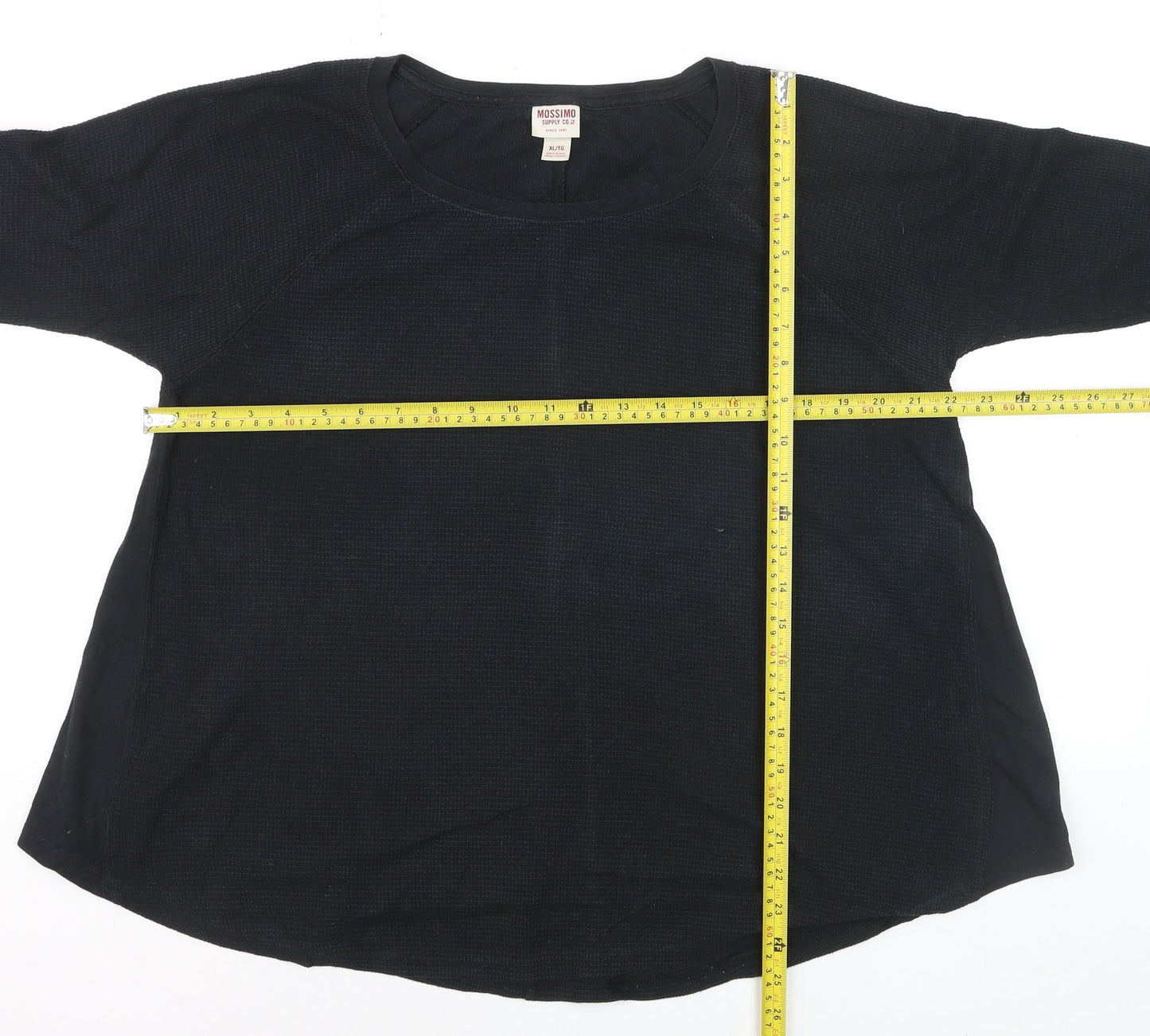Mossimo Supply Co. Womens Black XL Long Sleeve Basic T-Shirt