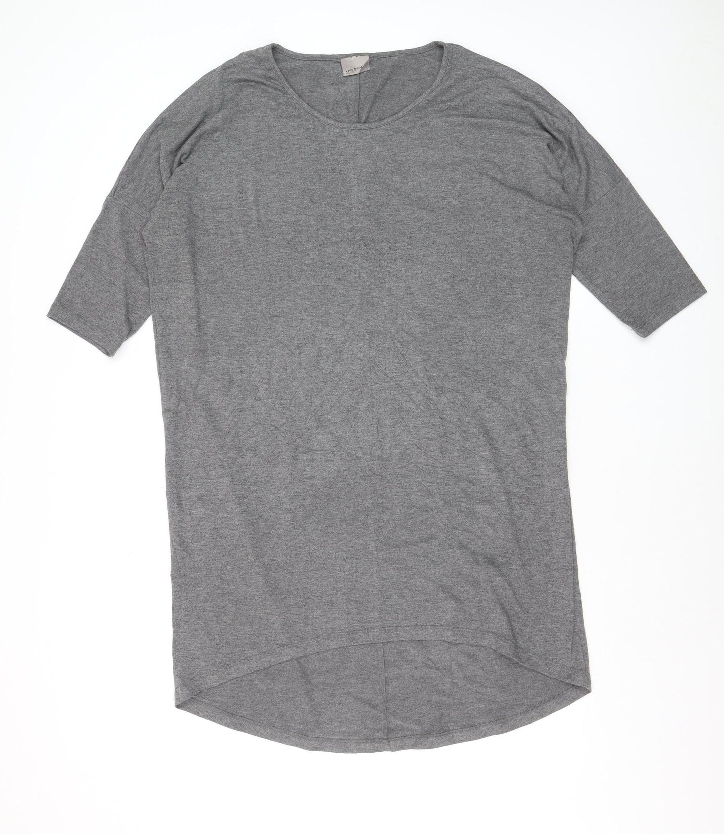 Vero Moda Women’s Grey Jersey T-Shirt Dress Size L Casual