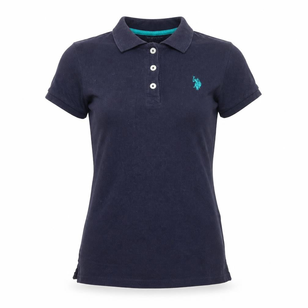 U.S. Polo Assn. Men's Navy Blue Small Cotton Short Sleeve Polo Shirt