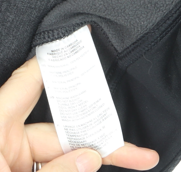Adidas Men Black Climawarm Full Zip Hooded Activewear Jacket M