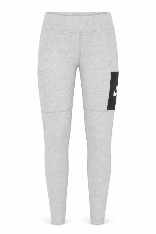 Nike Women’s Grey Slim Fit Leggings Medium Elastic Waist Sportswear
