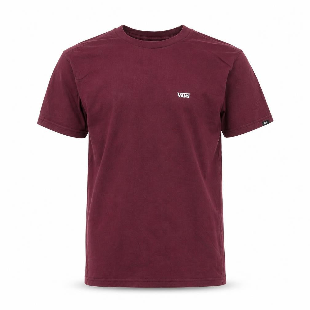 Vans Men's Red Classic Fit Cotton Crew Neck T-Shirt Size S