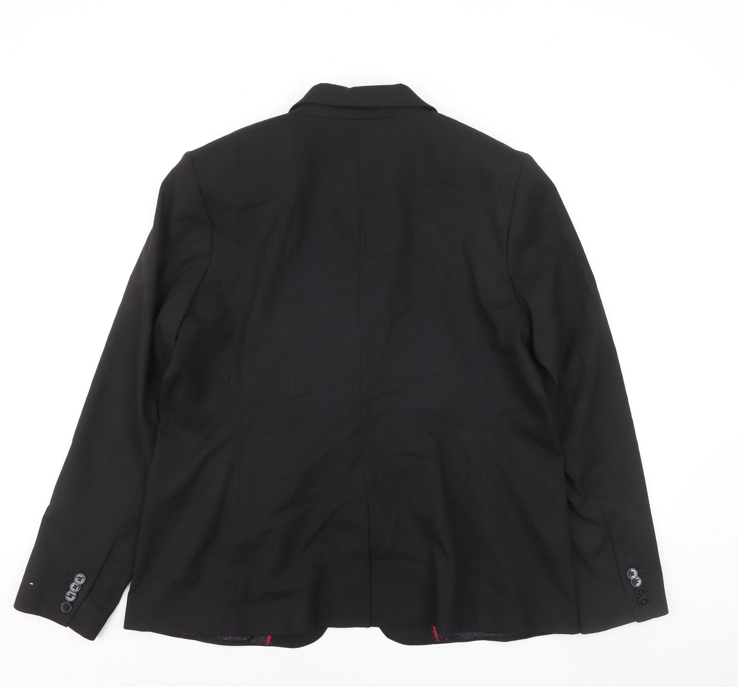 Next Tailoring Women’s Black Blazer Size 18 Classic Single-Breasted Jacket