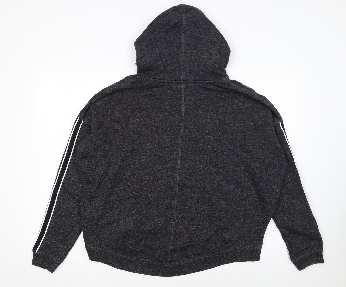 Nike Women's Black Pullover Hoodie M Cotton Logo Sportswear