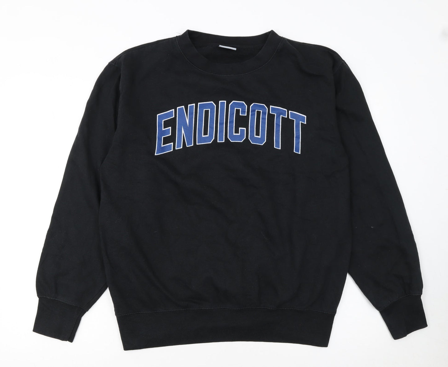 MV Sport Men's Black Endicott College Pullover Sweatshirt Size S