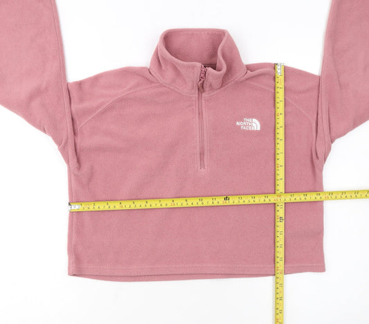 The North Face Womens Pink Fleece Pullover Sweatshirt Medium