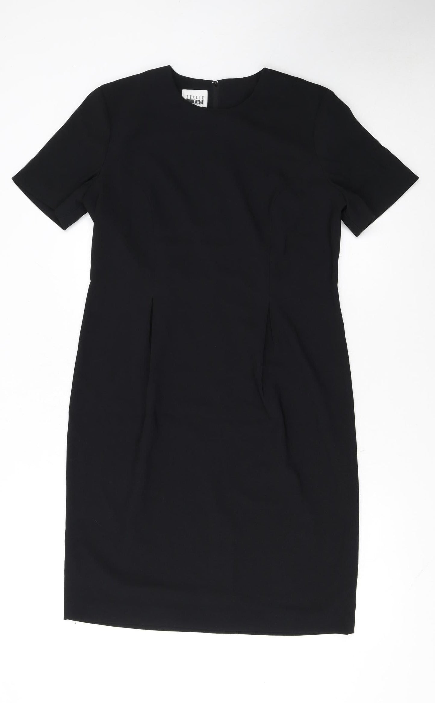 Leslie Fay Petite Women's Black Size 10 Sheath Dress