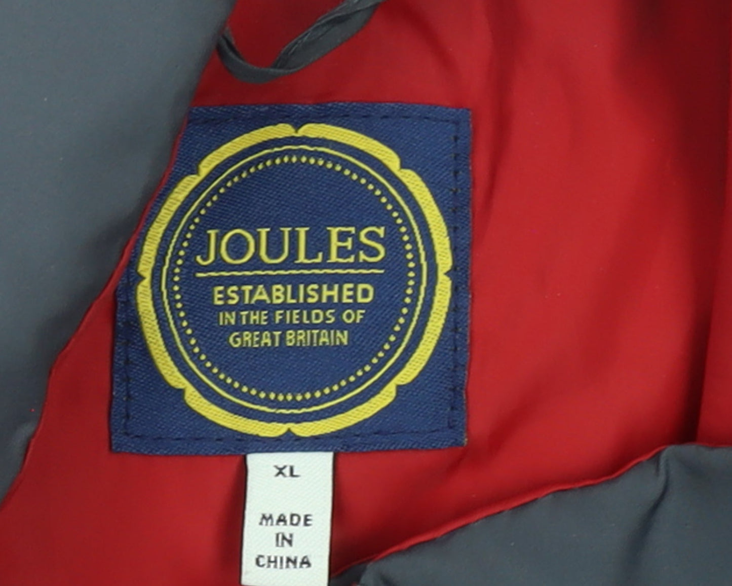 Joules Men's Grey Padded Bodywarmer Gilet XL Polyester Outdoor
