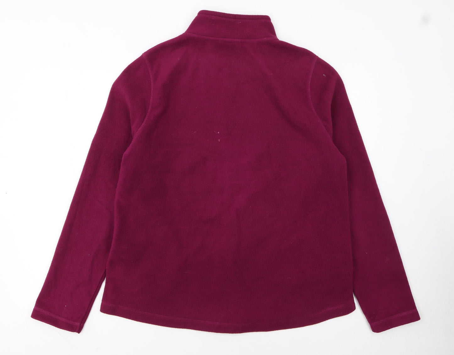Weird Fish Women’s Purple Fleece Full Zip Jacket Size 18