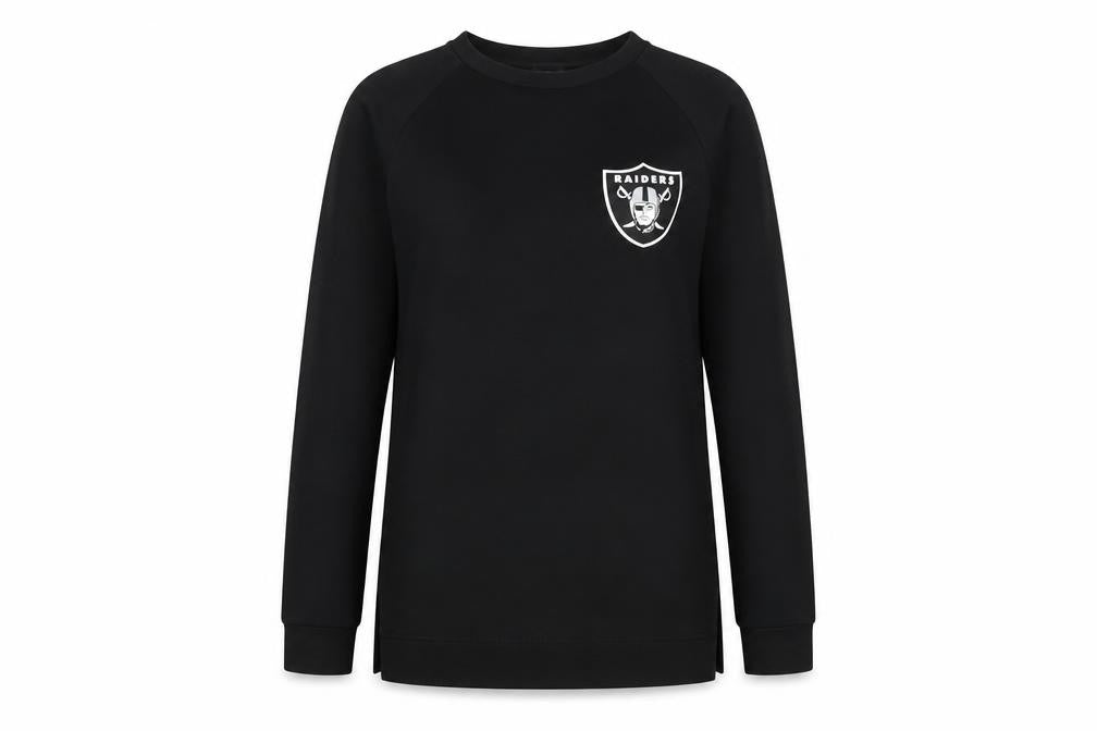 NFL Team Apparel Women’s Black XS Pullover Raiders Sweatshirt
