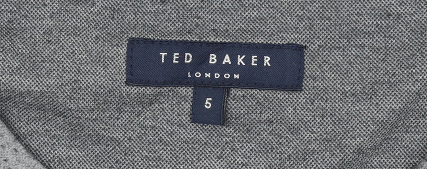 Ted Baker Mens Grey Crew Neck Long Sleeve Knit Sweatshirt Size L