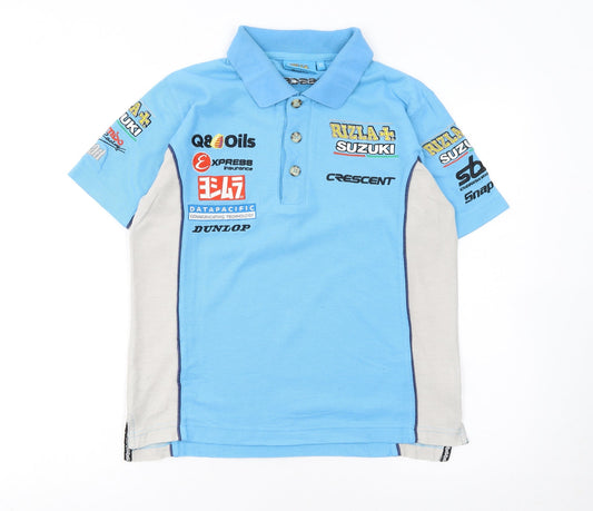 Rizla Suzuki Men's Blue XS Racing Polo Shirt