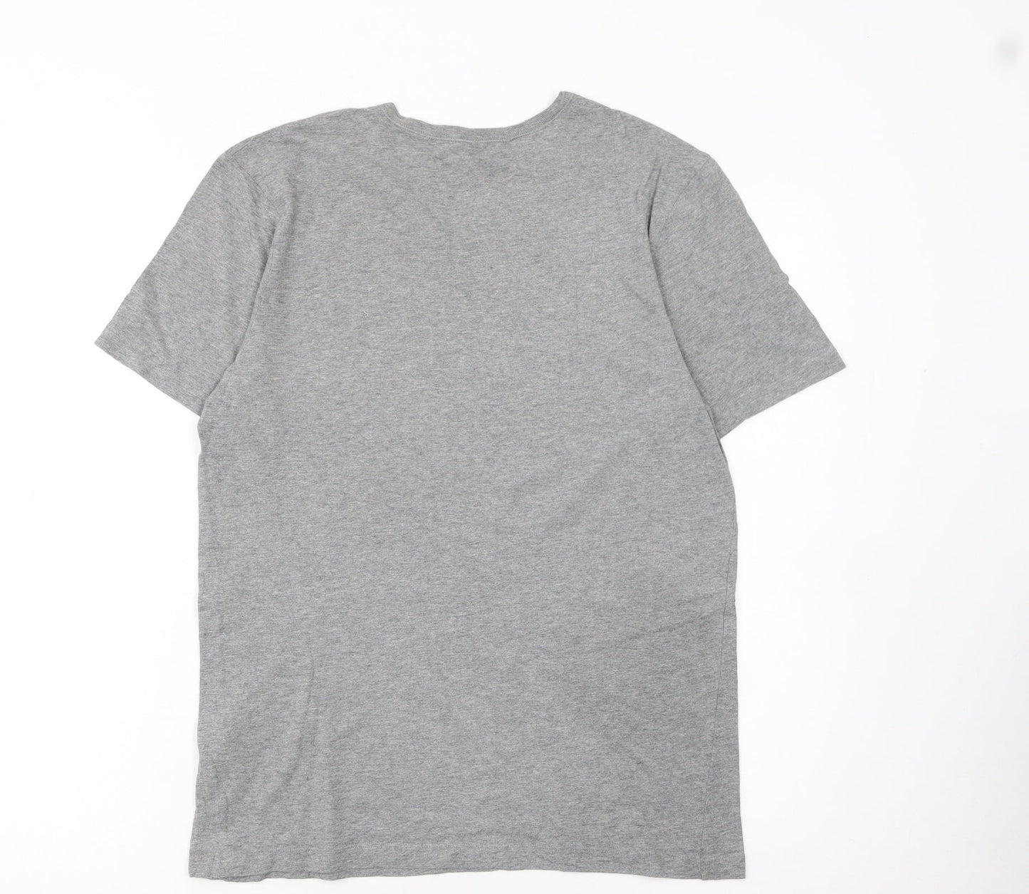 Hugo Boss Men's Grey Cotton Crew Neck Short Sleeve T-Shirt Size S