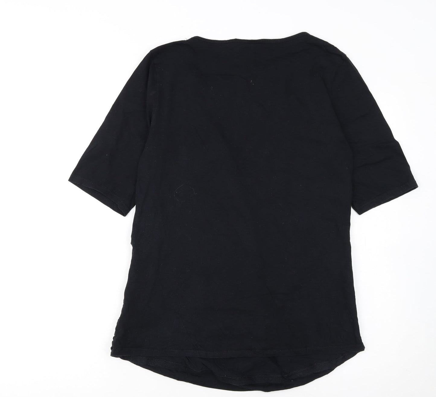 Dorothy Perkins Women's Black Wrap Jersey Blouse UK 16