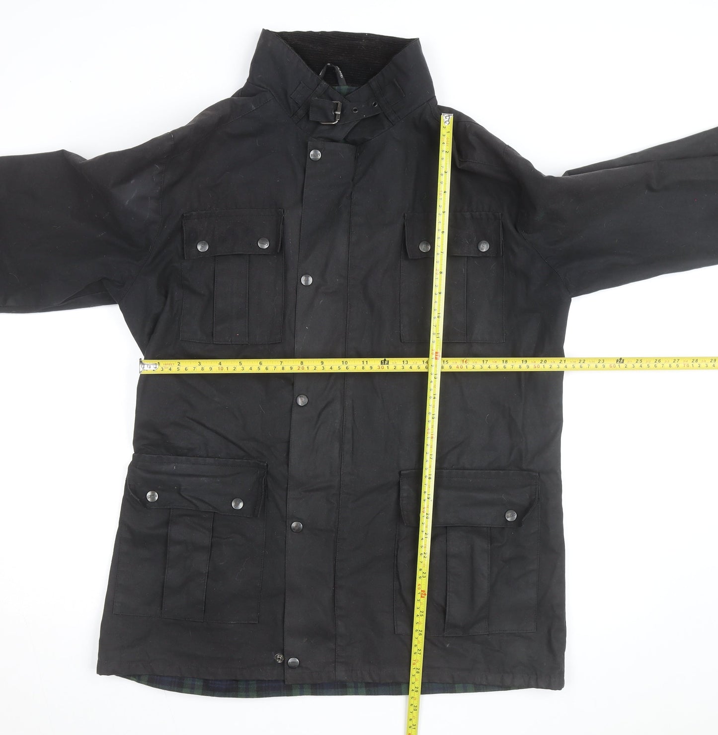 Game Men's Black XL Waxed Cotton Outdoor Jacket