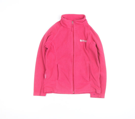 Mountain Warehouse Girls Pink Fleece Full Zip Sweatshirt 7-8 Years
