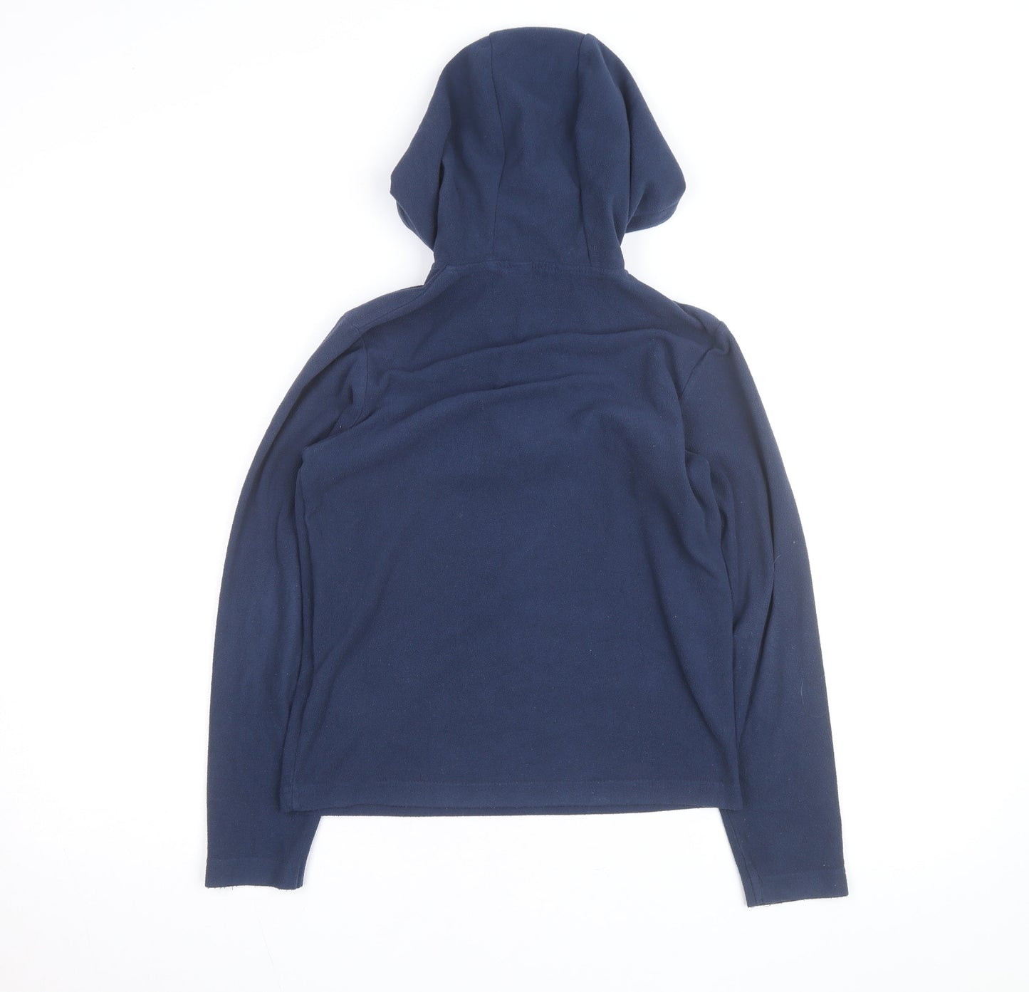 Mountain Warehouse Girls Navy Fleece Hoodie 9-10 Years 1/2 Zip Pullover