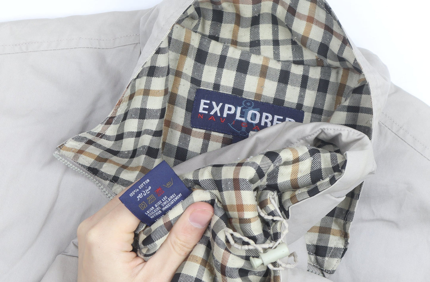 Explorer Navigator Men's Beige Cotton XL Bodywarmer Waistcoat
